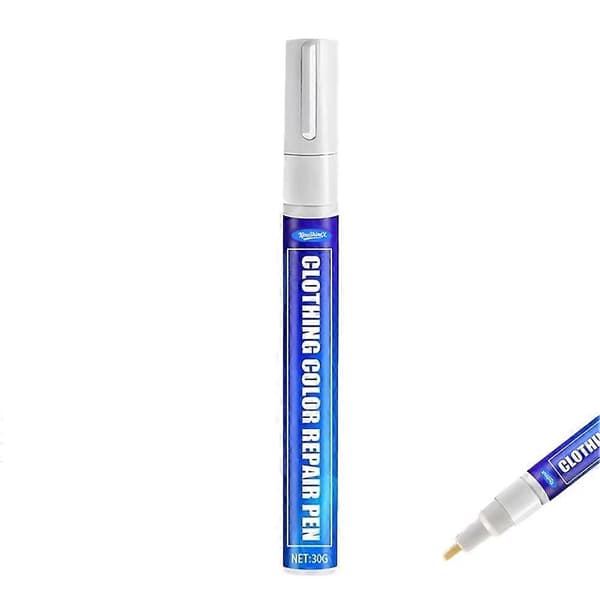 Klädfärgsreparationspenna - Svart tygfärg, 30 ml, blöder inte