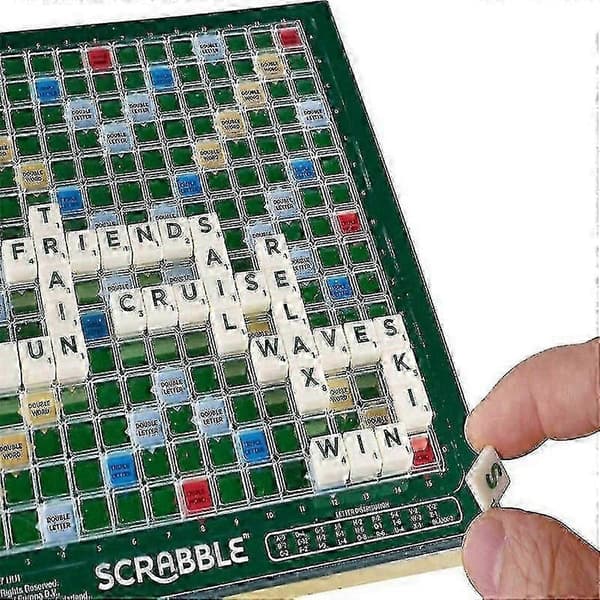 Scrabble Original Engelsk Version Brädspel Klassiskt Ordbildande Familjespel Pedagogisk Underhållning
