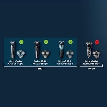 Philips barberhode SH71/50 kompatibelt med Philips Series 7000