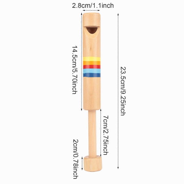 Träflöjt Piccolo Instrument Barnleksak Present