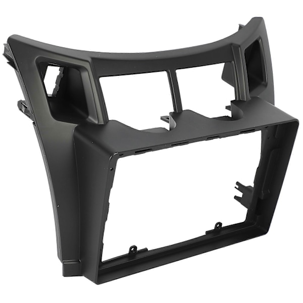 9 Tums Bilradio Fascia Trim Kit, 2 Din Instrumentbräda DVD Ram Installationskit med Strömledning för Yaris