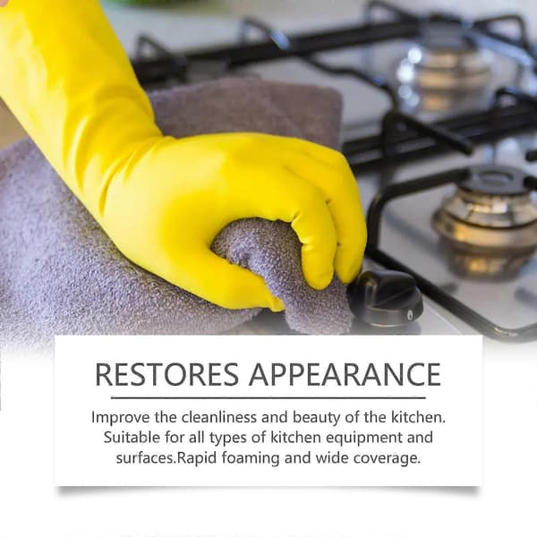 Kitchen Degreaser Cleaner Non-Corrosive Multifunctional Cleaner for Stubborn Stains