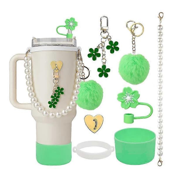 Kompatibel med Stanley Cup tilbehørssett, Stanley tilbehør 40 Oz, Accesorios Stanley med matkvalitets Stanley sugerørsdeksel