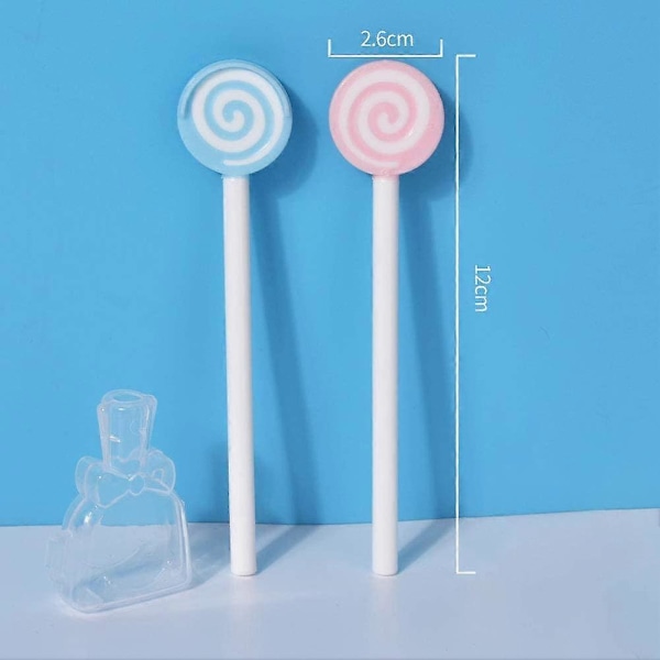 Tunganrengöringsborste för barn i lollipopform, 2 stycken 2 pieces