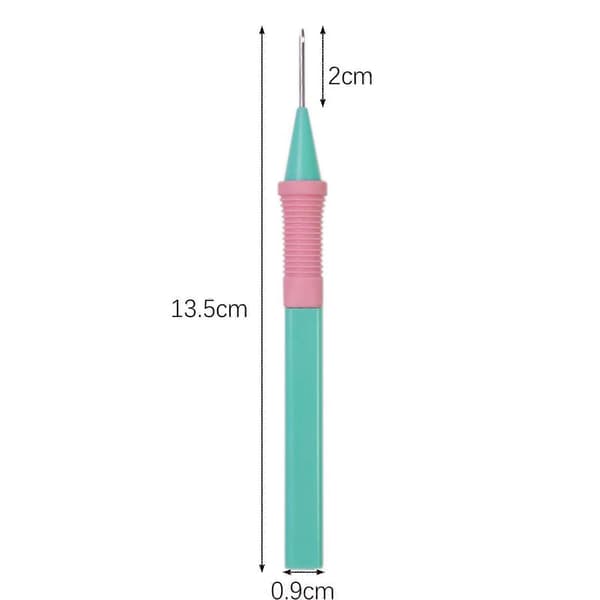 Punch Needle Broderisæt Punch Needle Sæt Bærbart Punch Needle Værktøj til DIY A