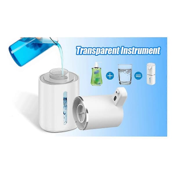 Automatisk Skumtvåldispenser 380ml Väggmonterad 4 Nivåer Justerbar Elektrisk Sensor Tvåldispenser