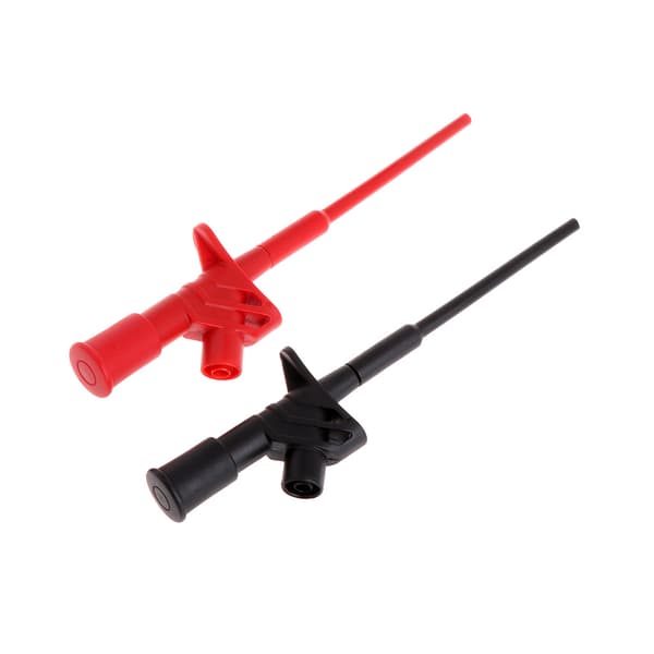 Test Hook Clip 1000V High Voltage Insulated Quick Test Probes with 4mm Socket