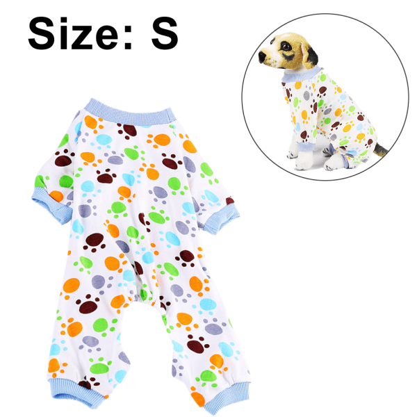 Puppy Dog Pajamas Pet Jumpsuit Soft Puppy Rompers Pet Dog Cute Clothes Onesies Puppy Bodysuits Shape1