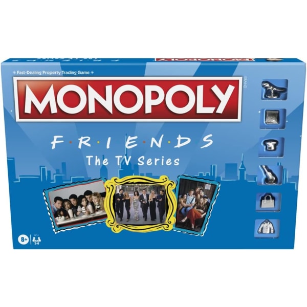 Friends The TV Series Edition Brädspel Schackspel lämpligt för familj och vänner att träffas.