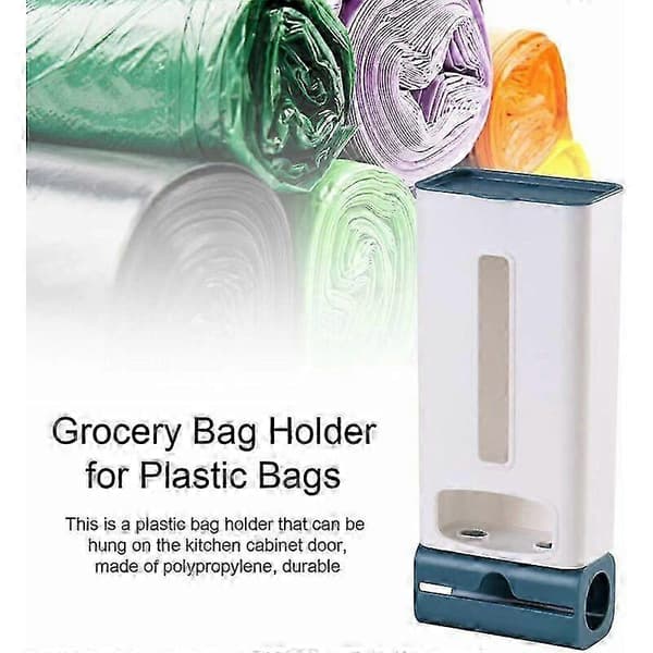 Hållare för påsar. Bärkassar. Dispenser för soppåsar, väggmonterad förvaringslåda för plastpåsar