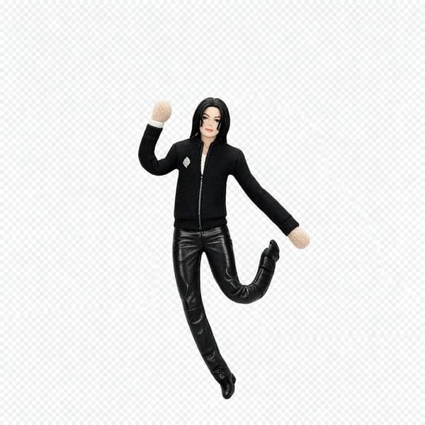 Michael Jackson Cosplay Prop Dolls Plush Figure Abstract Jointed Movable Dolls Soft Stuffed Room Decor Props Collection Gift
