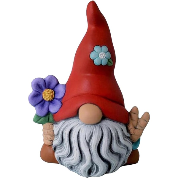 Granjardin Gnomes - Lawn decoration - Funny figurine - Pretty garden - Gnome sculpture - Welcome sign - Dwarf