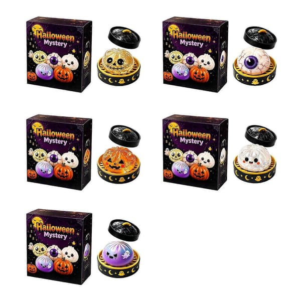 Mjuk Halloween Studsboll Squishy Långsam Återhämtning Stresslindrande Figur