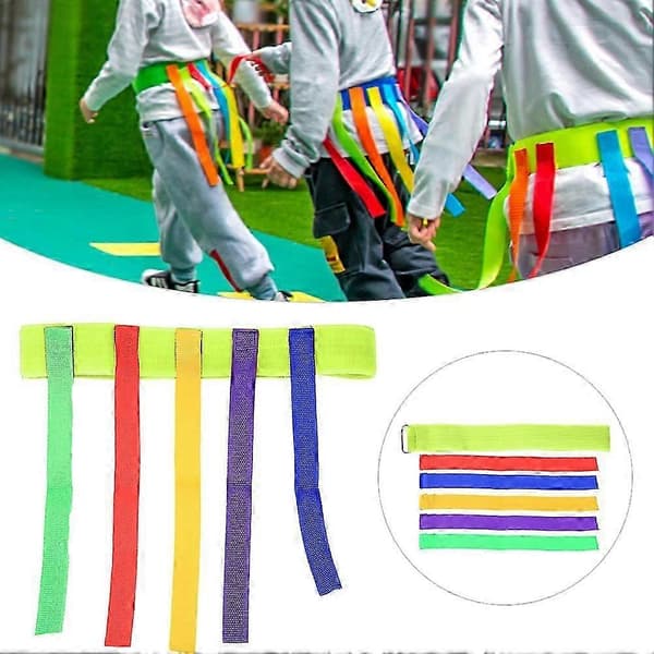 Elastiskt Streamer Löparmidjeband Familjespel Leksak