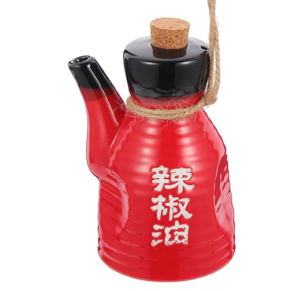 Keramisk eddikdispenser i japansk stil, væskedispenser for oppbevaring