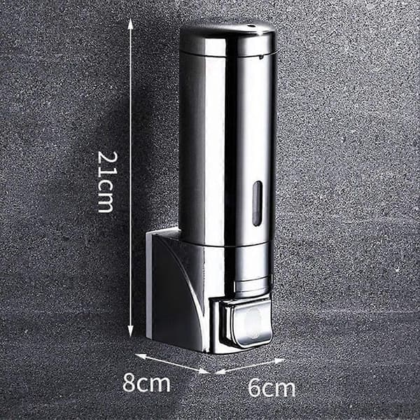 2X300Ml Sæbedispenser Væg Vægmonteret Hotel Shampoo Lotion Flydende Sæbedispenser Rustfrit Stål Håndsæbedispenser