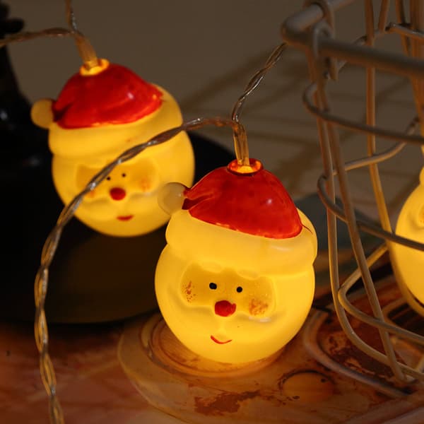 Jultomte ljusslinga jul LED ljusslinga