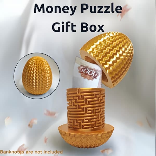 Money Box: Mysterious Surprise Gift, Easter Egg Gift, Birthday and Halloween Gift, Brain Teaser Game Set