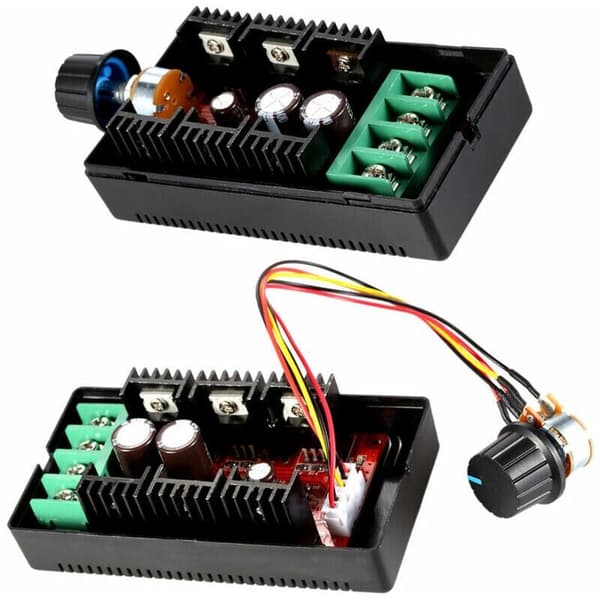 Justerbar 9-50V/40A/2000W DC hastighedsregulerende motorstyring