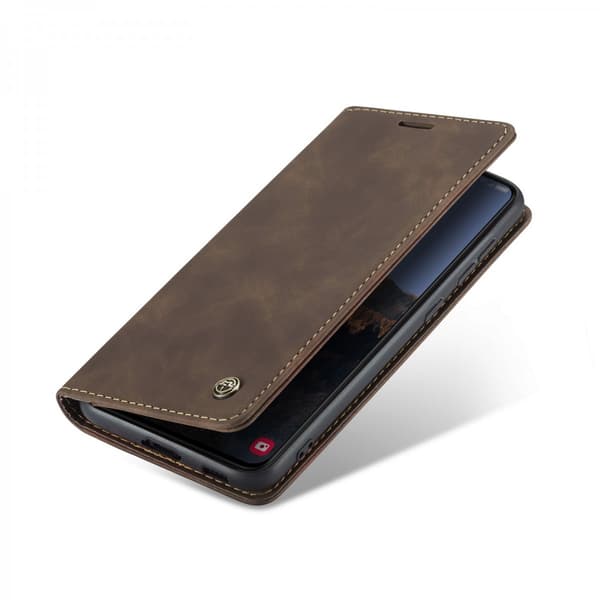 CaseMe Slim Wallet Case Samsung Galaxy S23 Plus Brown