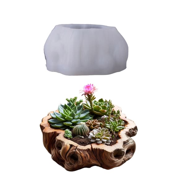 Håndverk Silikonform For Tilpassede Sementplanter DIY Hjem Og Gaver
