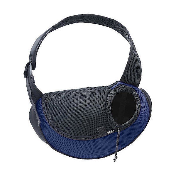 Husdjursbudväska Andningsbar Axelväska Cross Body Väska Katt Och Hund Husdjursryggsäck blue M