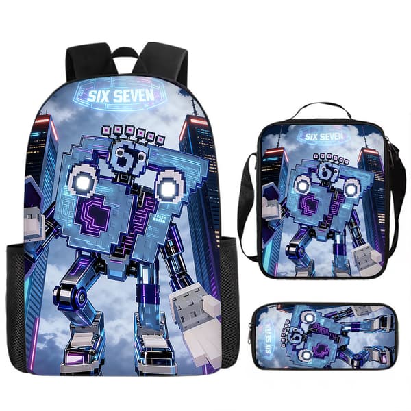 Six Seven Kids Backpack, Spacious School Bag for Students, Casual School Backpack with Storage Compartments*16-inch backpack*8 8