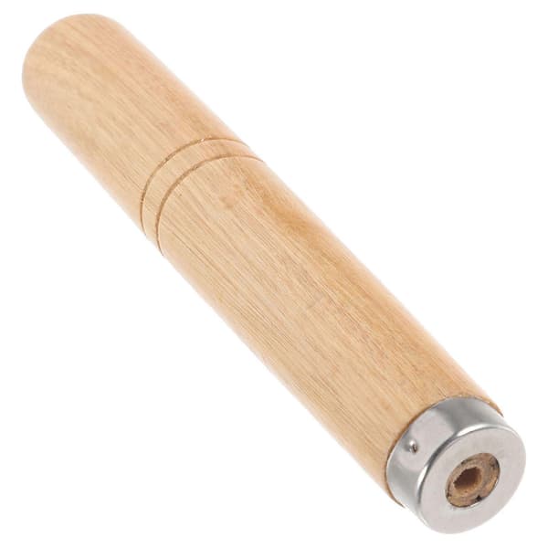 Replacement Handle for Pot Wood Firm Grip Replacement Accessory for Pots and Pans 16.5x2.5cm 1Set Beige
