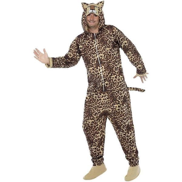 Unisex voksen leopardkostume