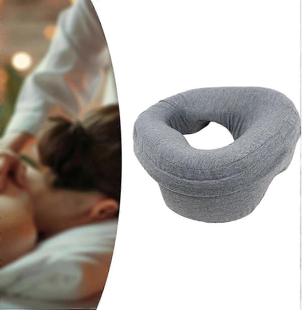Massage Ansiktskudde Memory Foam Tvättbart Överdrag Spa Salong Kudde Vagga För Massagebänk_yzab