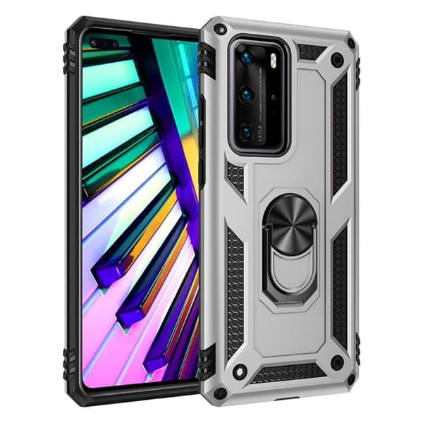 Bofink Combat Huawei P40 Pro-deksel - Sølv/Grå Silvergrå silver
