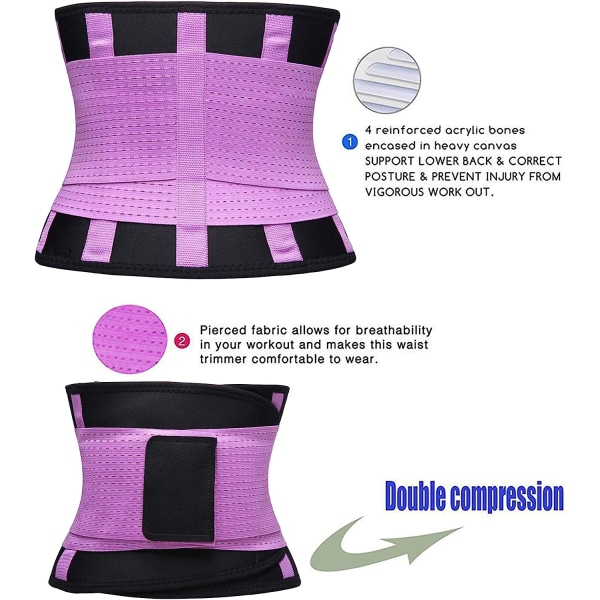 Waist trainer för kvinnor - Midjetrimmer - Slimming Body Shaper-bälte - Sportgördelbälte