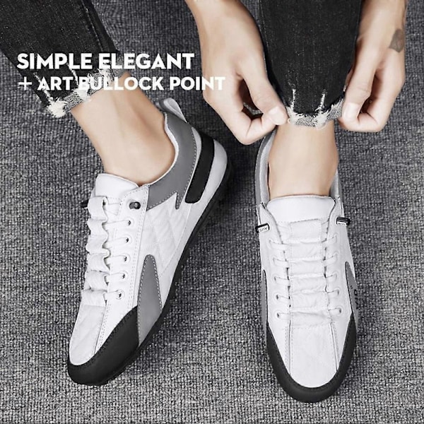 Herre Casual Trænings Sneakers Komfortable Åndbare Sko til Udendørs Gåture