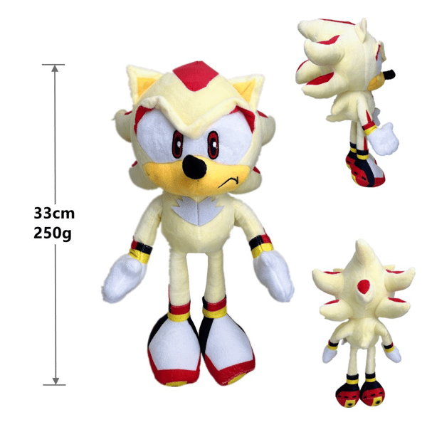 Animation Great Eastern GE-52631 Sonic The Hedgehog Super Shadow Pehmolelu, 30 cm