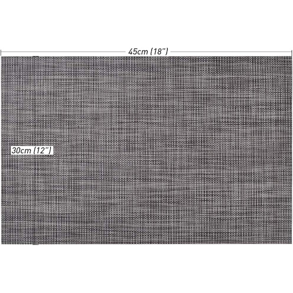 Bordstabletter (Set om 8), Vävd Vinyl Twill Bordstabletter, Tvättbara Halkskyddade Isolerande Bordstabletter Set
