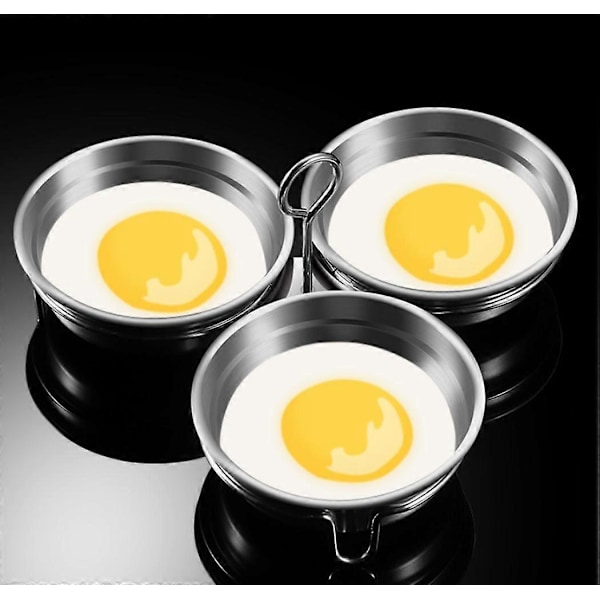 Rustfritt stål DIY hjerteformet eggformer kjøkken stekeegg