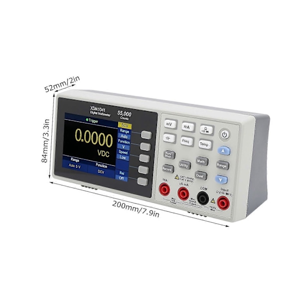 XDM1041 3,5\" LCD Mini Desktop Digital Multimeter True RMS Temperatur Tester Meter