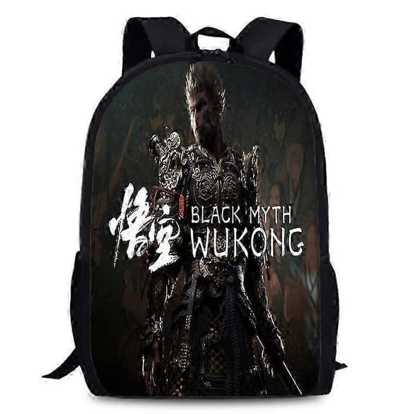 Black Myth Wukong Ryggsäck Student Dator Ryggsäck Väska