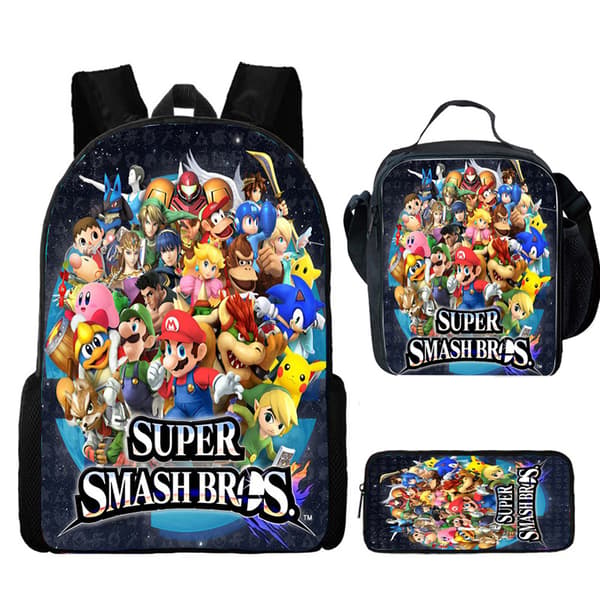 Anime Sonic Pennväska Student Lunchväska Tecknad Lada Ryggsäck Sonic
