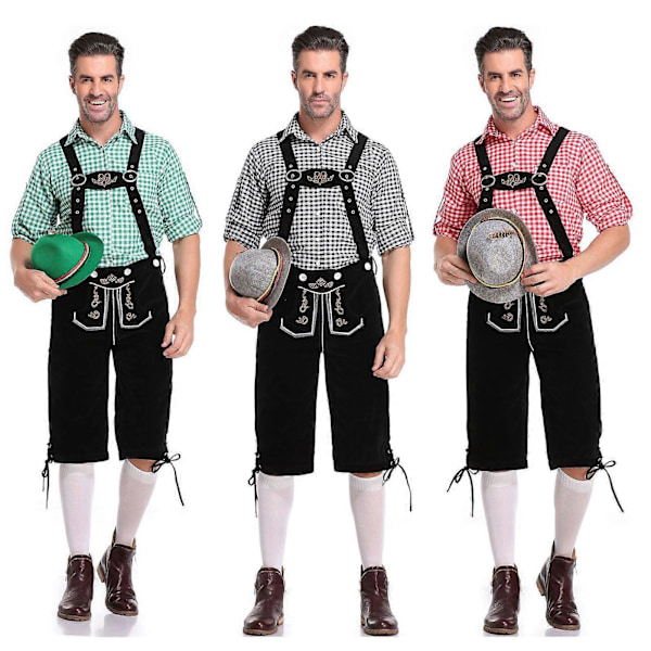 Miesten Oktoberfest-asu, setti Oktoberfest- ja olutfestivaaleille, 100% uusi
