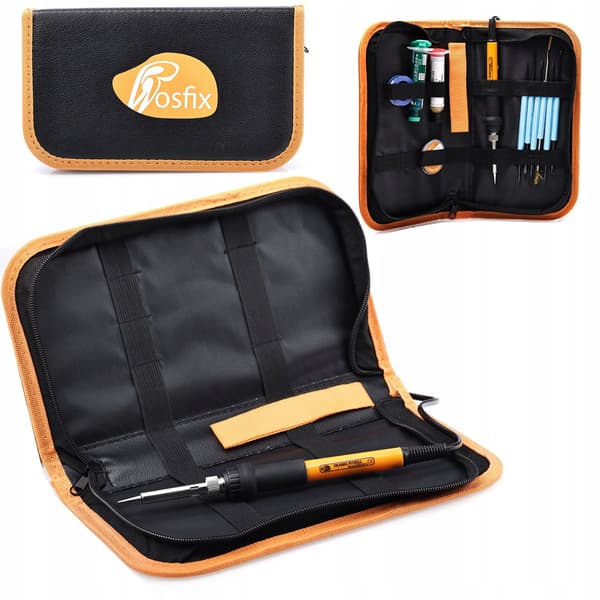 Soldering Set Pitbull 9-in-1 60W – Temperature Control | Complete Tool | for Electronics, SMD, DIY, Service