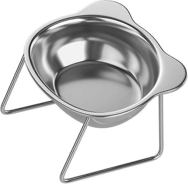Hundevandskål i rustfrit stål, holdbart og lækagesikkert design til sunde måltider, 1,5L stor kapacitet, nem at rengøre