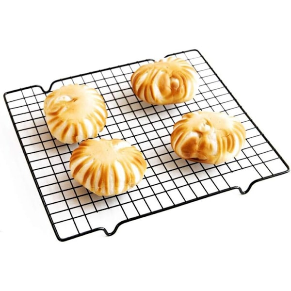 Stainless Steel Baking Cooling Rack, Rectangular Cake Rack, Non-Stick Rack/Cooling Grate and Oven Cooking for Biscuits Cakes B, 2 Pieces