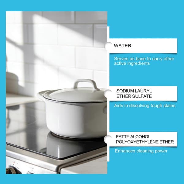 All-purpose cleaner and disinfectant for the kitchen Plant-based & Safe for sticky kitchen cabinets