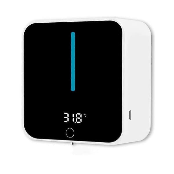 Vægmonteret skummende sæbedispenser berøringsfri, håndsæbedispenser, genopladelig automatisk infrarød sensor sæbedispenser til badeværelse køkken kontor