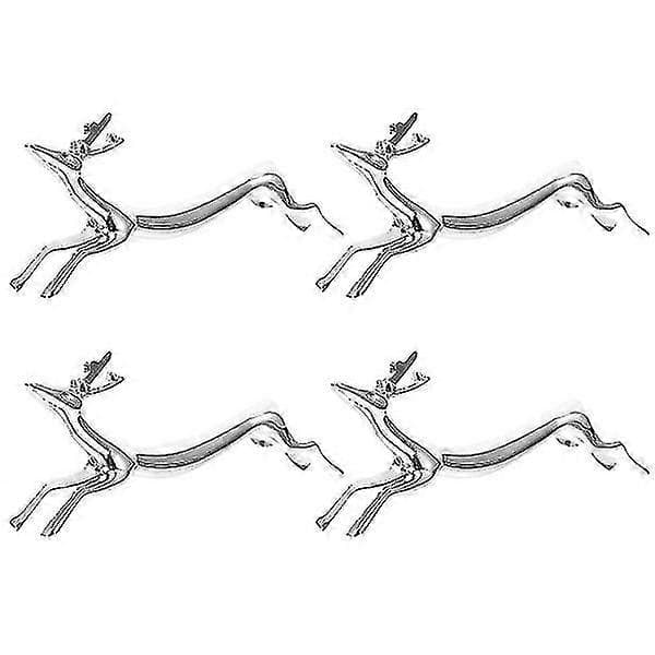 4-pack bestickhållare för hemmets skrivbordsdekoration (silver)