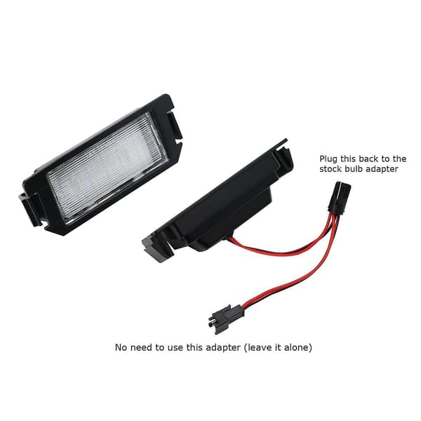 Vita 18-LED nummerpladelys erstatning til Hyundai Veloster Genesis 2d Kia S db
