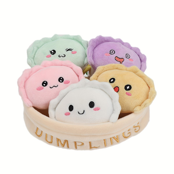 Sødt plyslegetøjssæt - Kylling, Dumpling