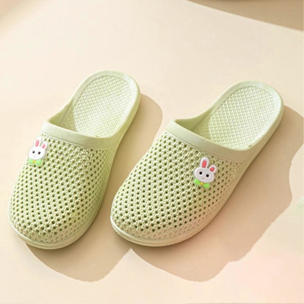 Sommerslippers til kvinder til hjemmet, bløde skridsikre platformslippers til indendørs og udendørs sommerbrug Light Pink 40