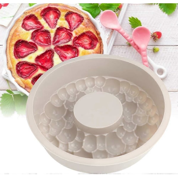 Silikone kageform DIY bagning Mousse Kage Dekoration form Køkken Bageværktøj